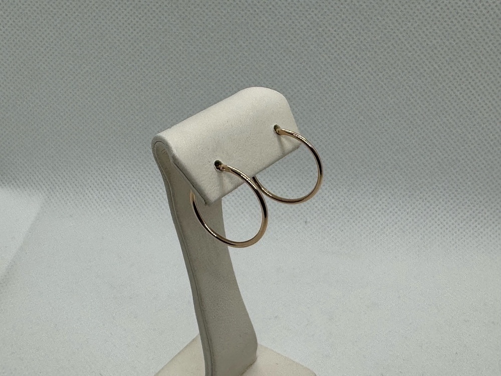 СЕРЬГИ КОНГО без камня (Au 585)