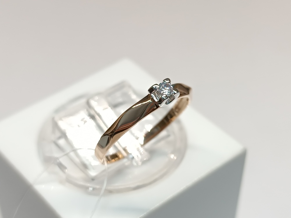 КОЛЬЦО С КАМНЕМ (Au 585)