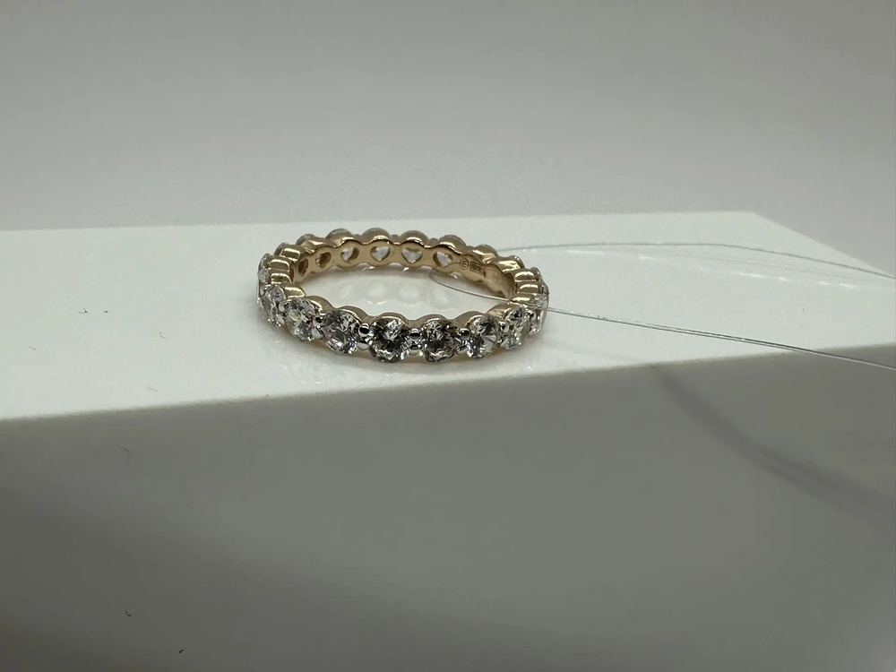 КОЛЬЦО С КАМНЯМИ (Au 585)