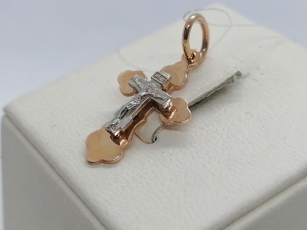 ПОДВЕСКА КРЕСТ (Au 585)