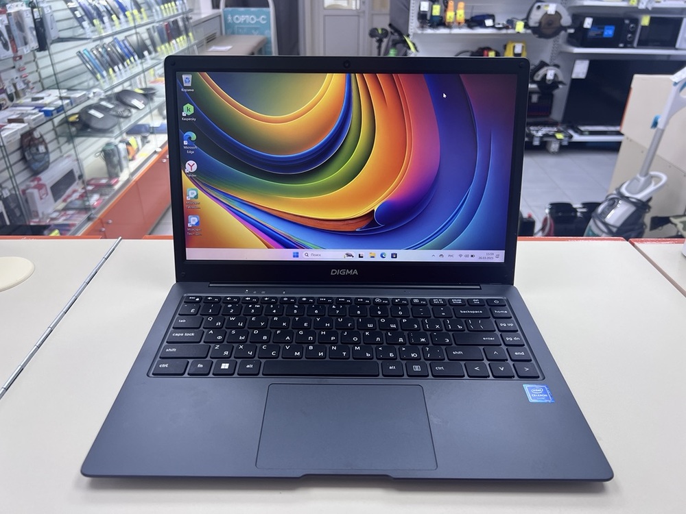 Ноутбук DIGMA; Celeron N4000, Intel UHD Graphics 600, 4 Гб, 128 Гб, Нет