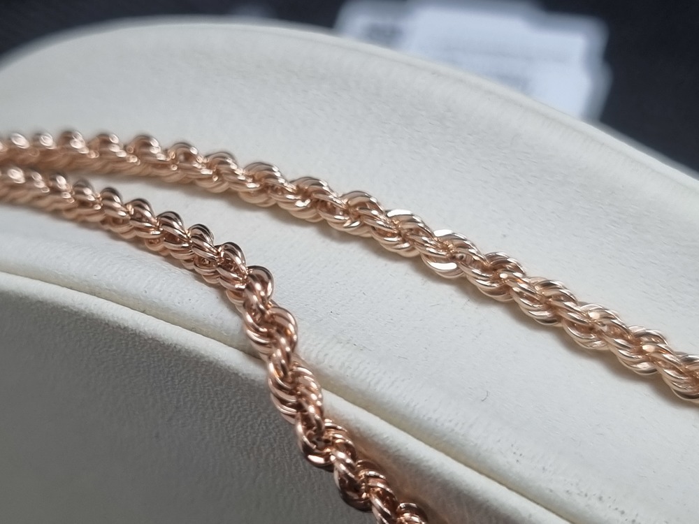 ЦЕПЬ ПУСТОТЕЛАЯ Веревка (Au 585)