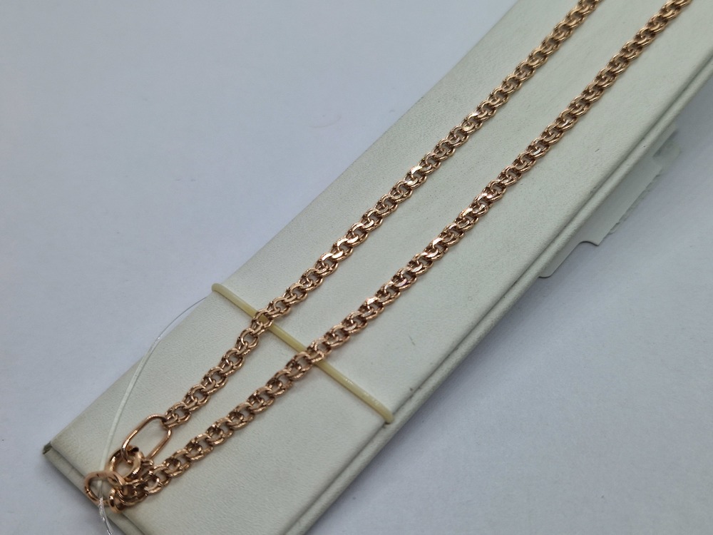 ЦЕПЬ ПУСТОТЕЛАЯ Бисмарк (Au 585)