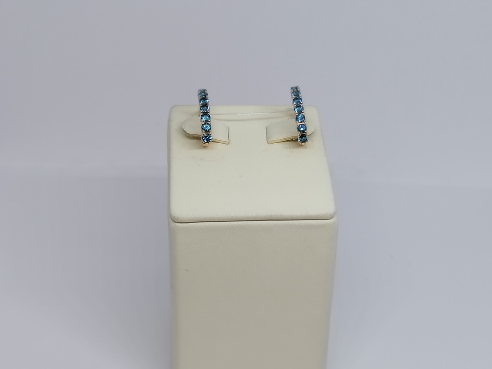 СЕРЬГИ ЛОНДОН-ТОПАЗ (Au 585)