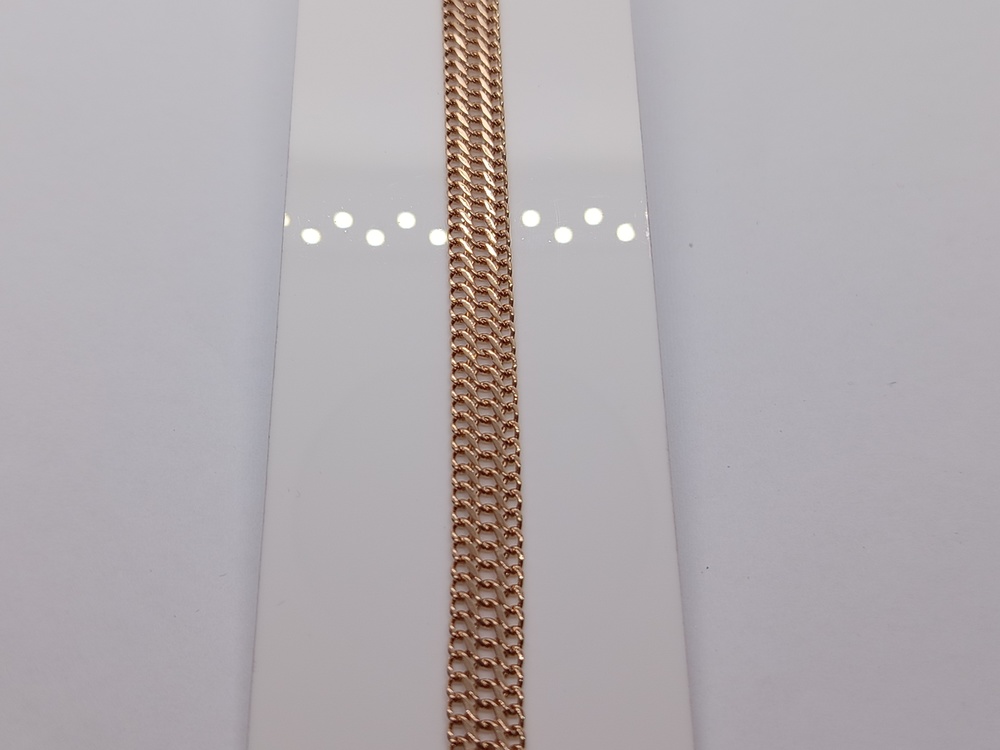 БЛ8585 БРАСЛЕТ ПОЛНОВЕСНЫЙ Восьмерка (Au 585)