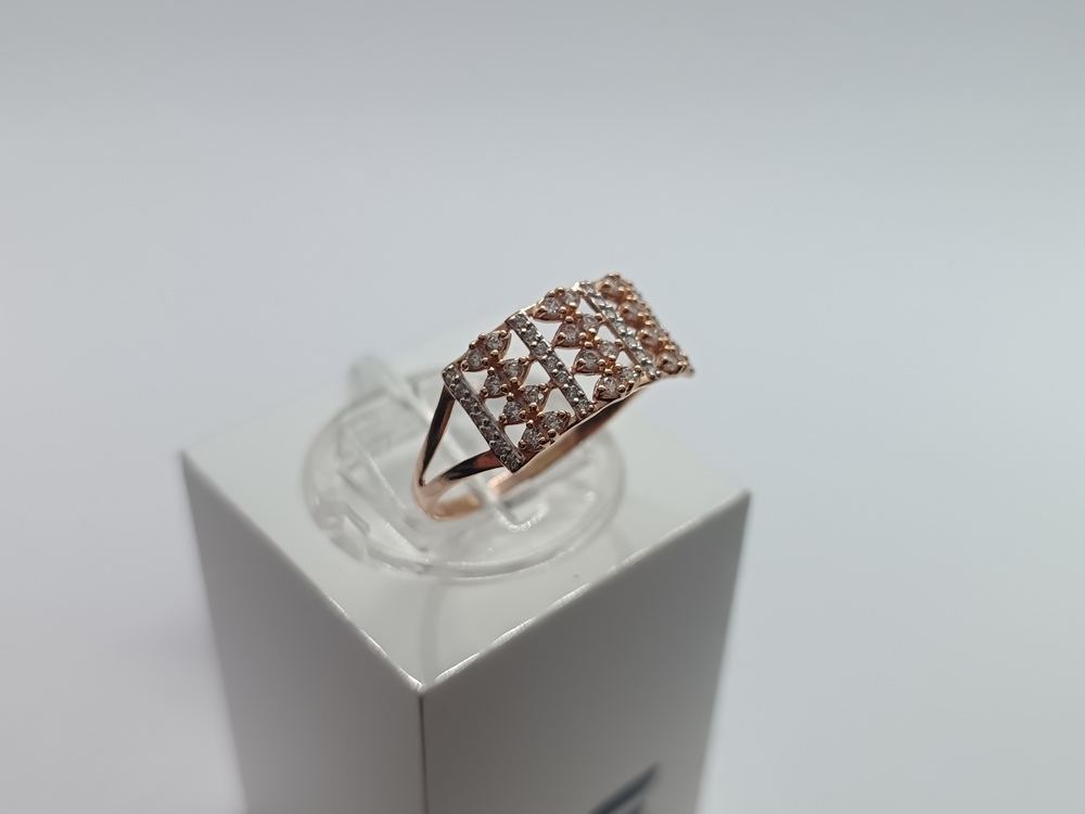 КОЛКМИ585 КОЛЬЦО С КАМНЯМИ (Au 585)
