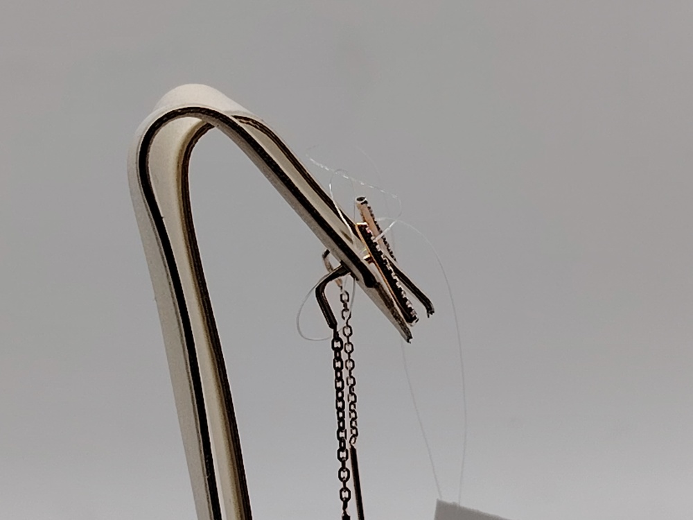 СЕРЬГИ ПРОДЕВКИ с камнями (Au 585)