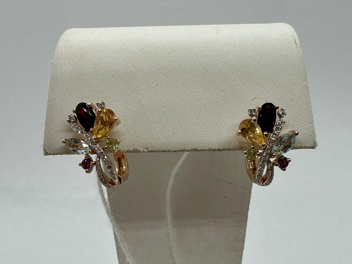 СЕРЬГИ БРИЛЛИАНТ (Au 585)