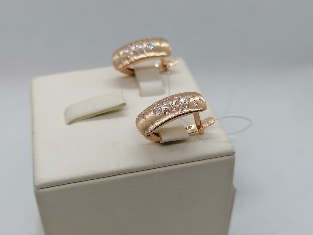 СЕРЬГИ С КАМНЯМИ (Au 585)