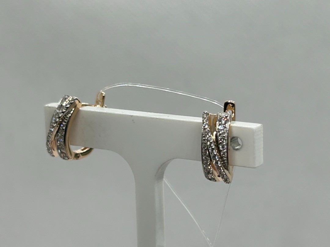 СЕРЬГИ С КАМНЯМИ (Au 585)