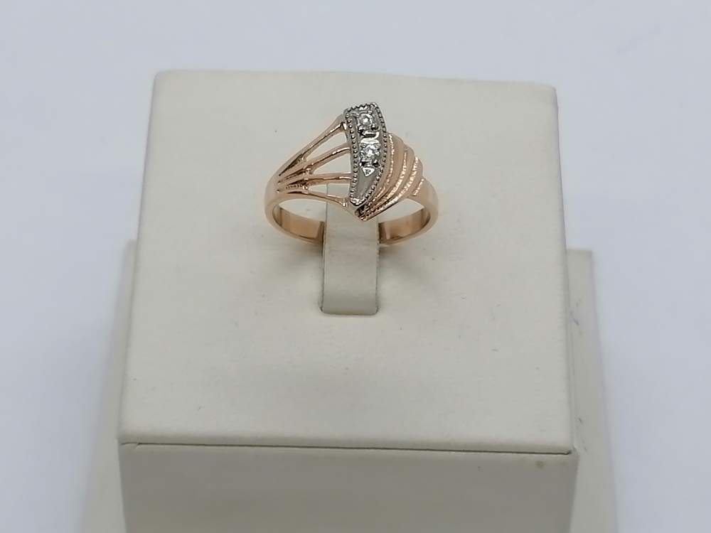 КОЛКМИ583 КОЛЬЦО С КАМНЯМИ (Au 583)