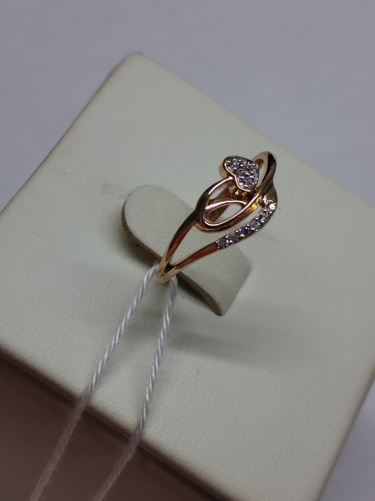 КОЛКМИ585 КОЛЬЦО С КАМНЯМИ (Au 585)