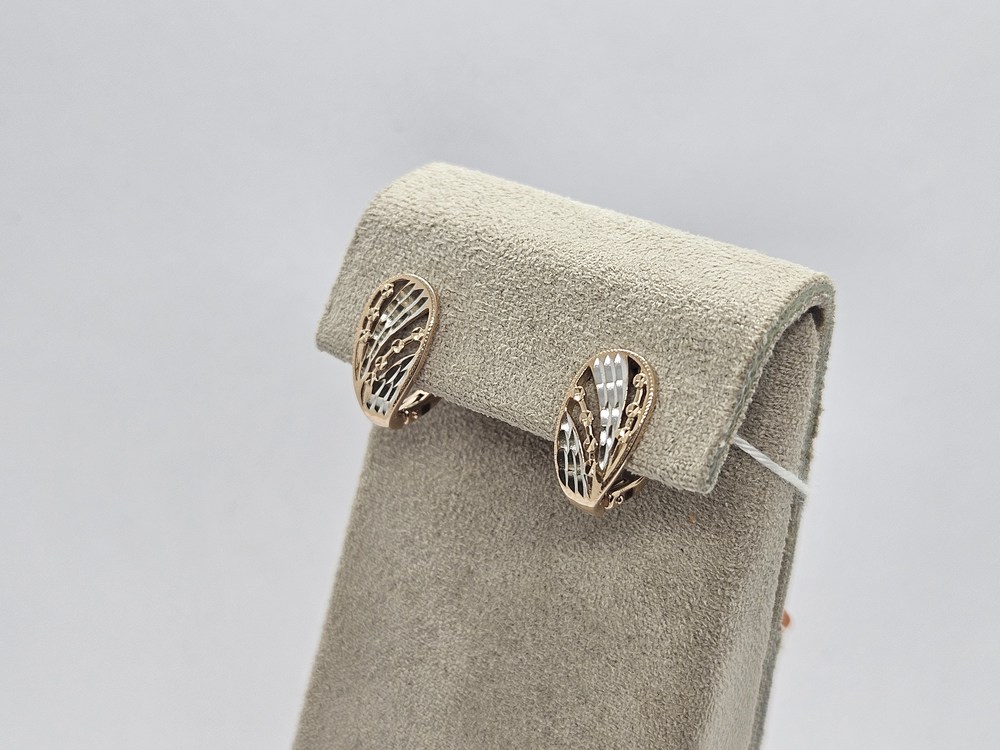 СЕРЬГИ БЕЗ КАМНЯ (Au 585)