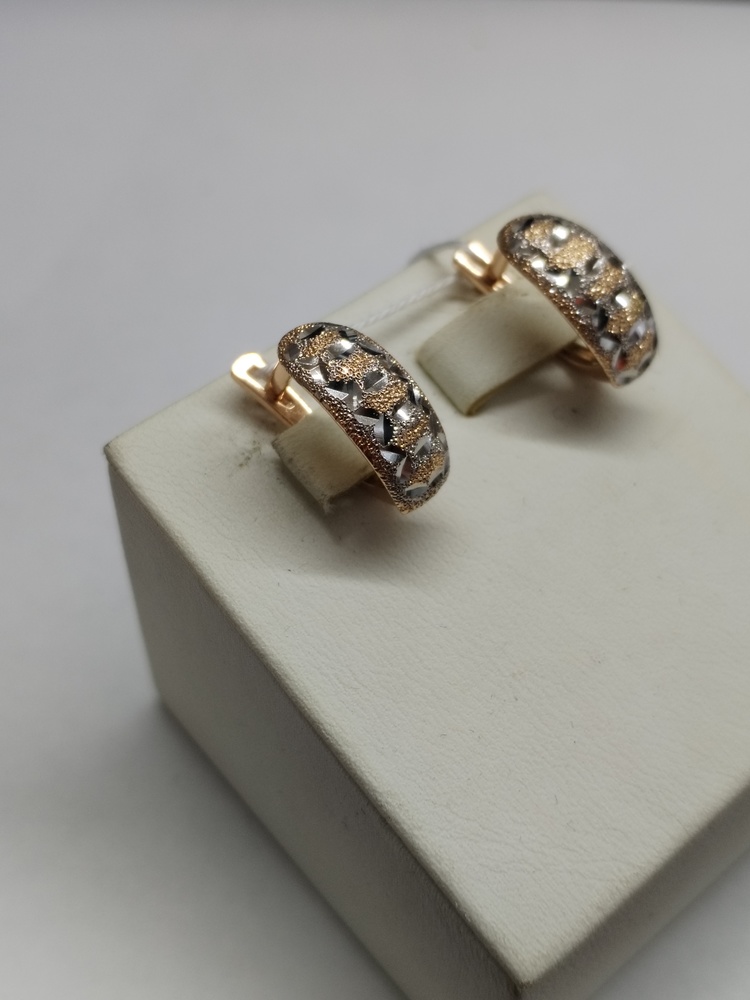 СЕРЬГИ БЕЗ КАМНЯ (Au 585)