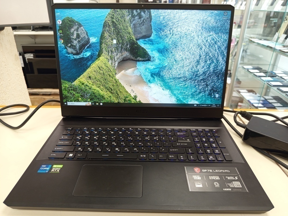 Ноутбук MSI GP66 Leopard; Core i7-11800H, GeForce RTX 3070, 16 Гб, 500 Гб, Нет