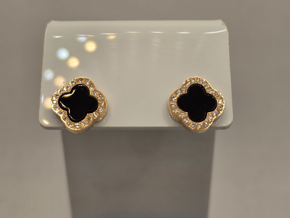 СЕРЬГИ ПУСЕТЫ с камнями (Au 585)