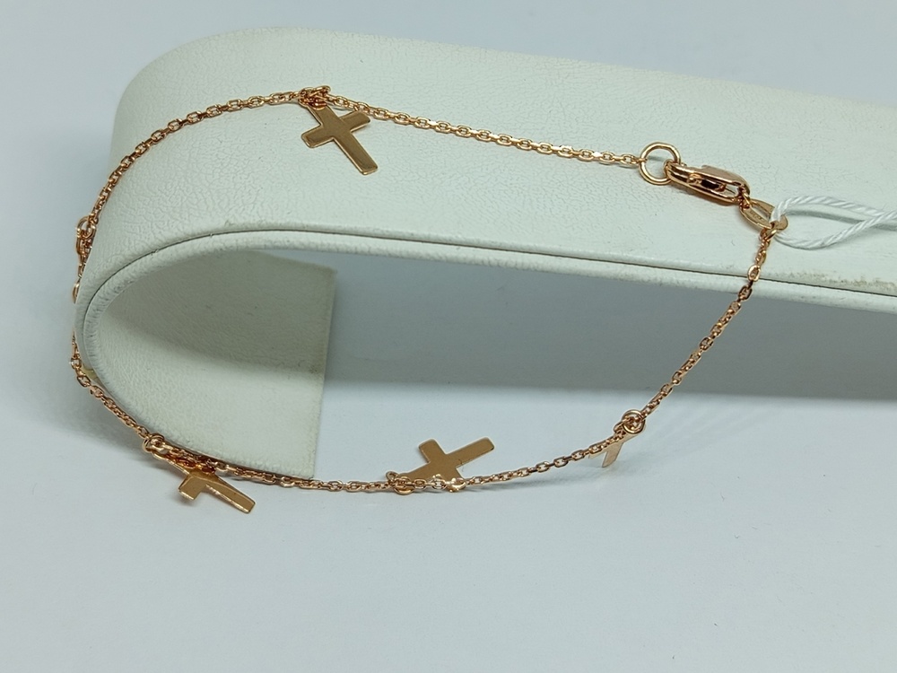 БРАСЛЕТ ПОЛНОВЕСНЫЙ Фантазия Au 585