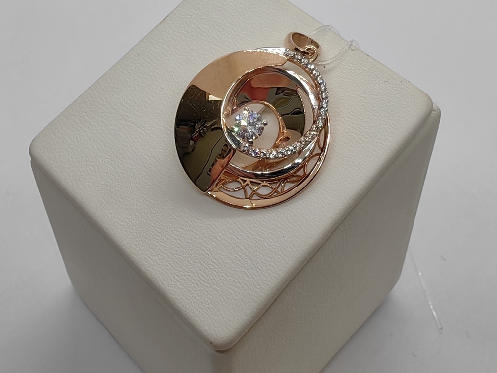 ПОДВЕСКА С КАМНЯМИ (Au 585)