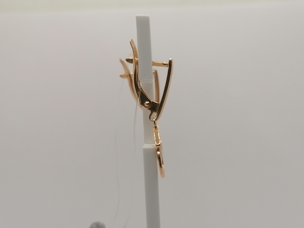 СЕРЬГИ БЕЗ КАМНЯ (Au 585)