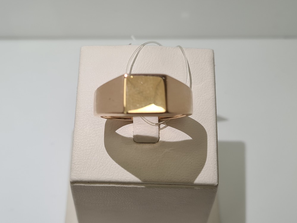 КОЛЬЦО ПЕЧАТКА без камня (Au 585)