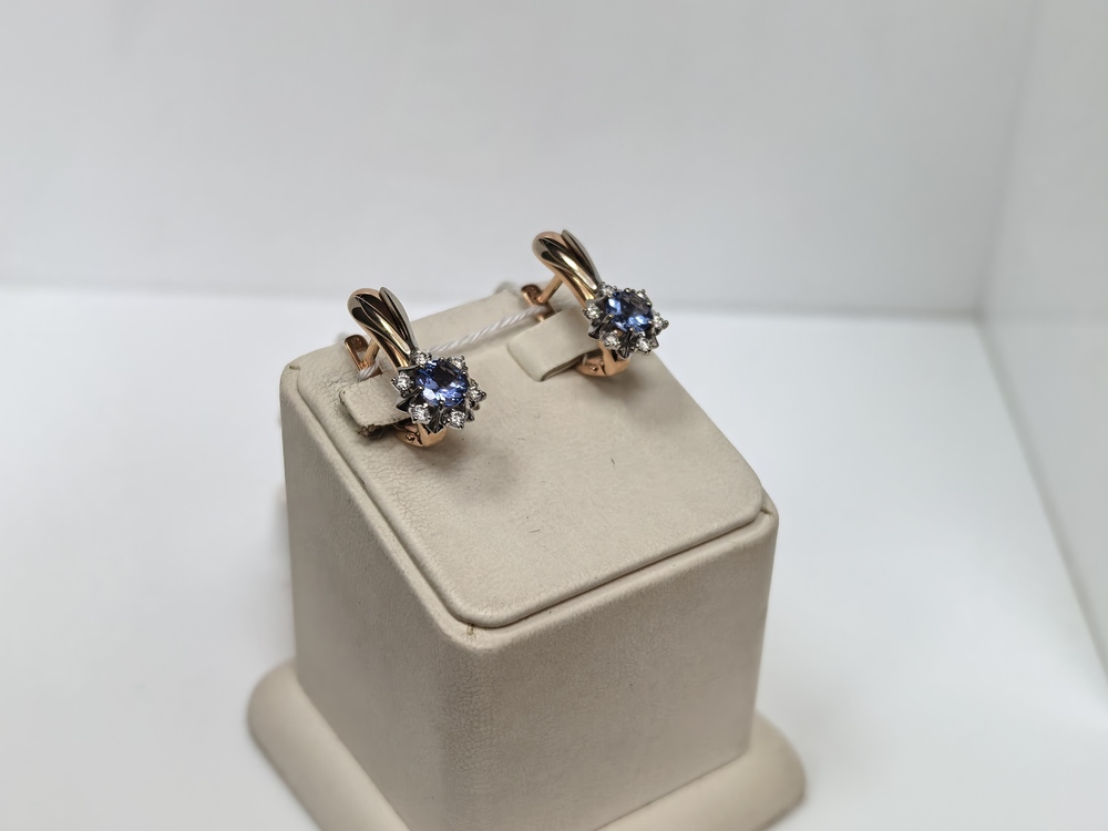 СЕРЬГИ БРИЛЛИАНТ (Au 585)