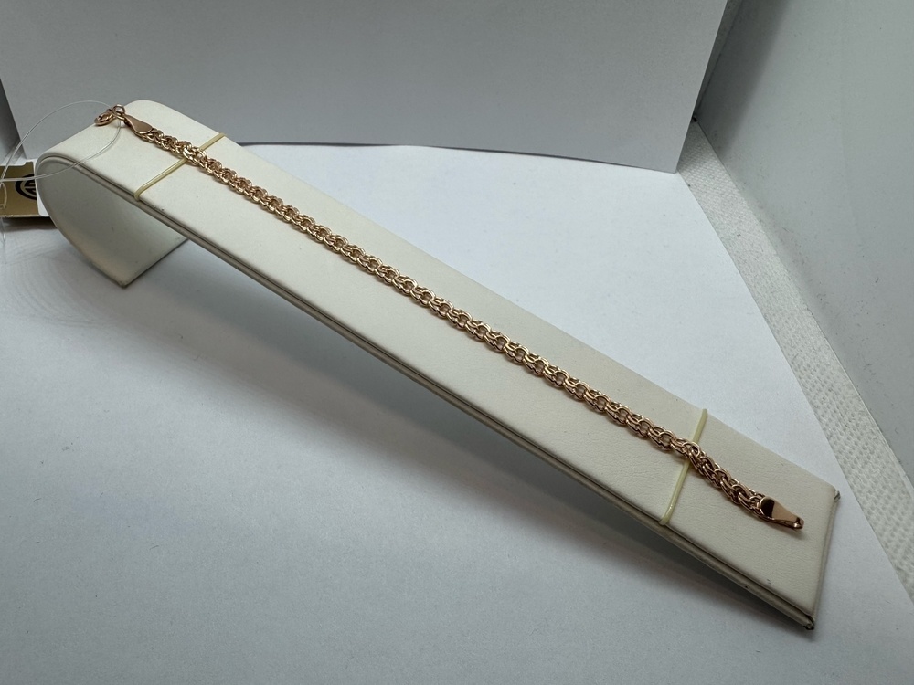 670006022 БРАСЛЕТ ПУСТОТЕЛЫЙ Бисмарк (Au 585)