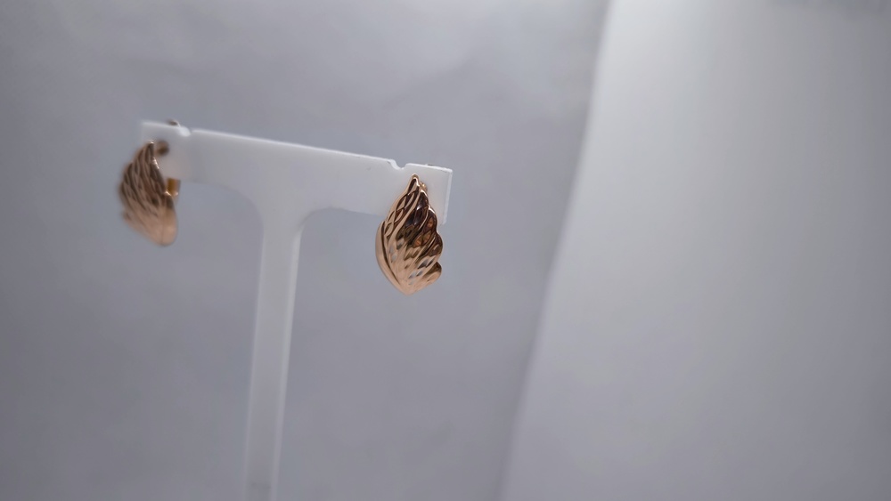 СБКМ585 СЕРЬГИ БЕЗ КАМНЯ (Au 585)