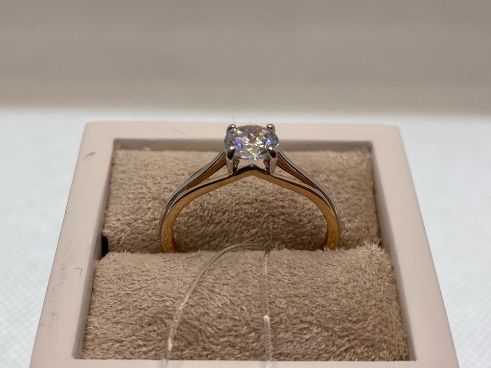 КОЛЬЦО С КАМНЕМ (Au 585)