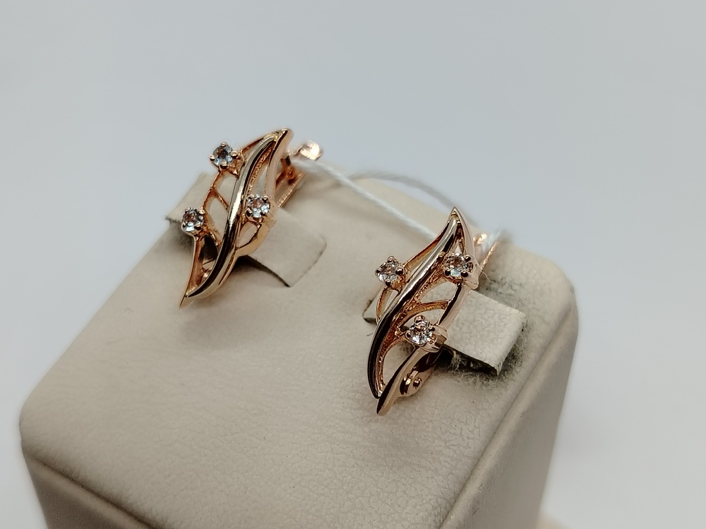 СКМИ585 СЕРЬГИ С КАМНЯМИ (Au 585) СКМИ585 СЕРЬГИ С КАМНЯМИ (Au 585)