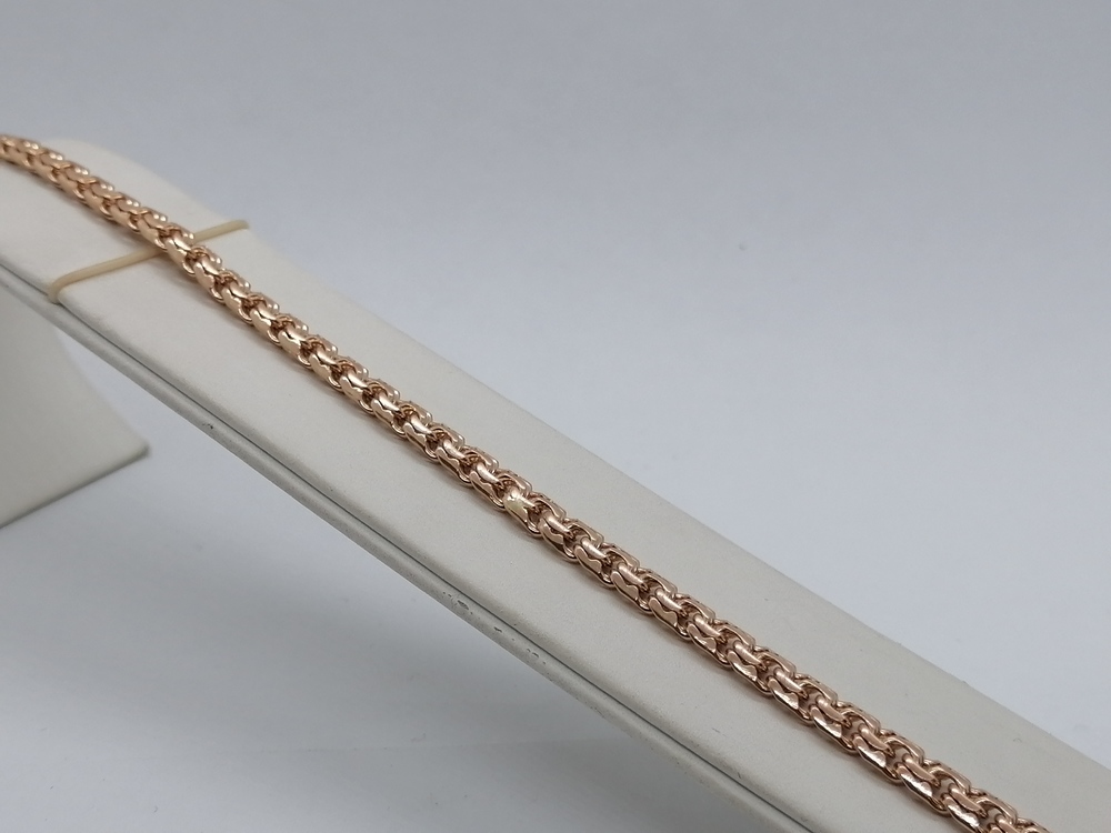 БЛБ585 БРАСЛЕТ ПОЛНОВЕСНЫЙ Бисмарк (Au 585)