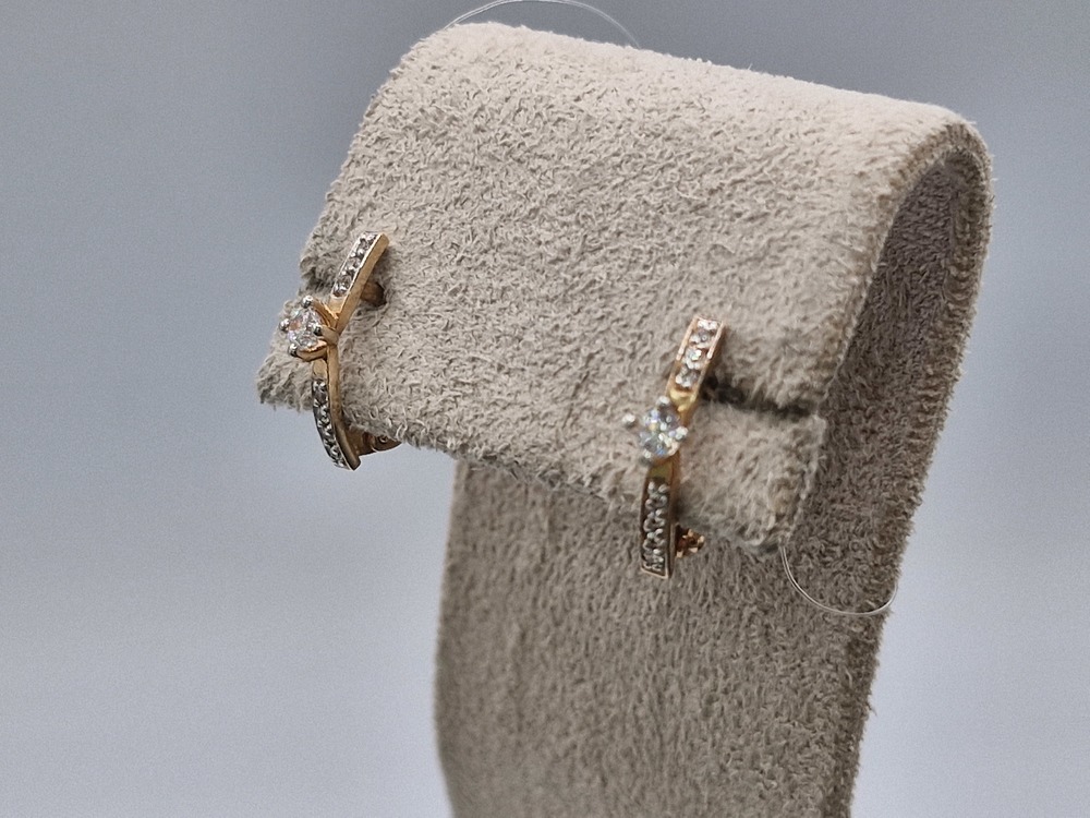 СЕРЬГИ С КАМНЯМИ (Au 585)