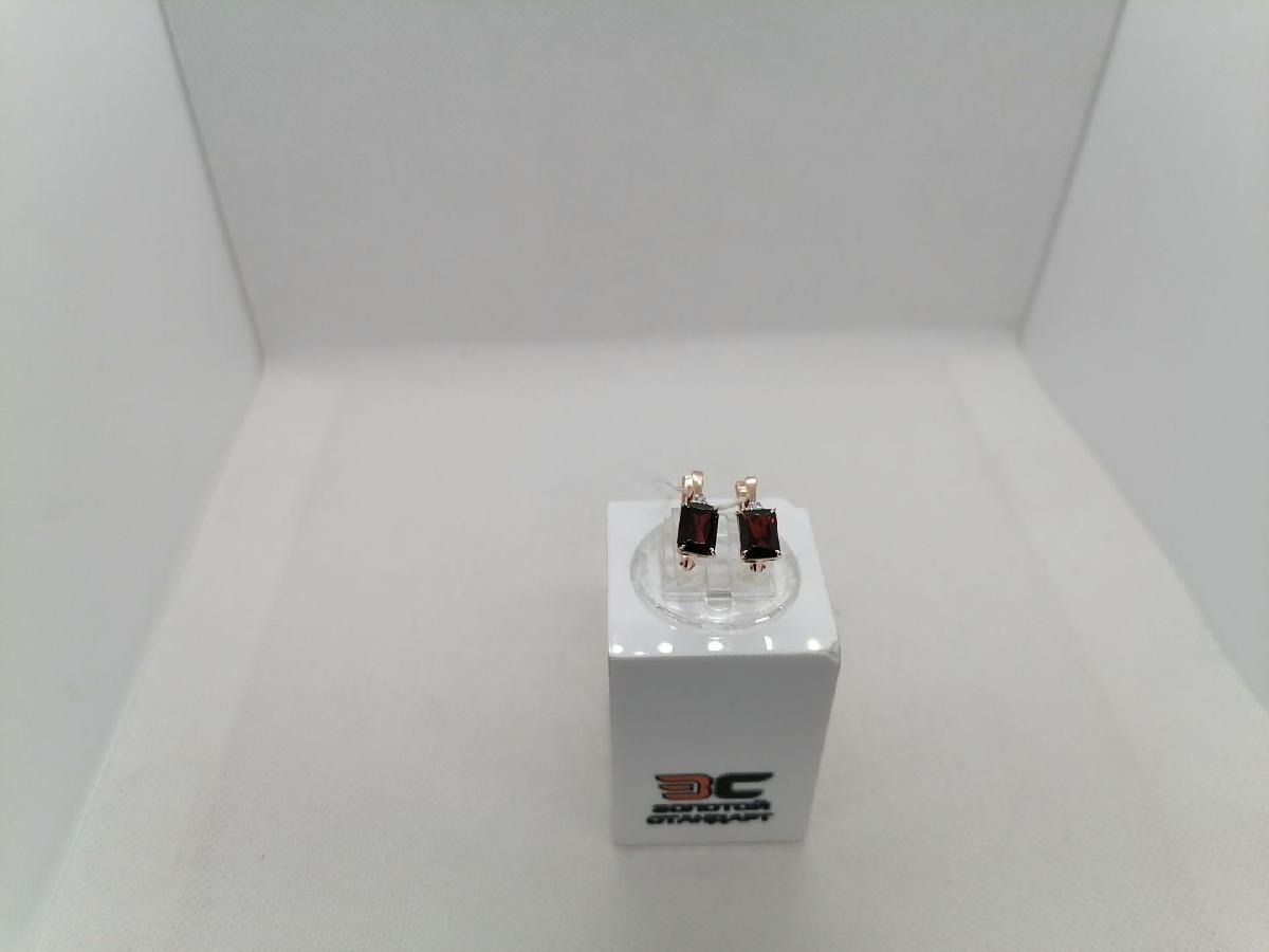 СКМИ585 СЕРЬГИ С КАМНЯМИ (Au 585)