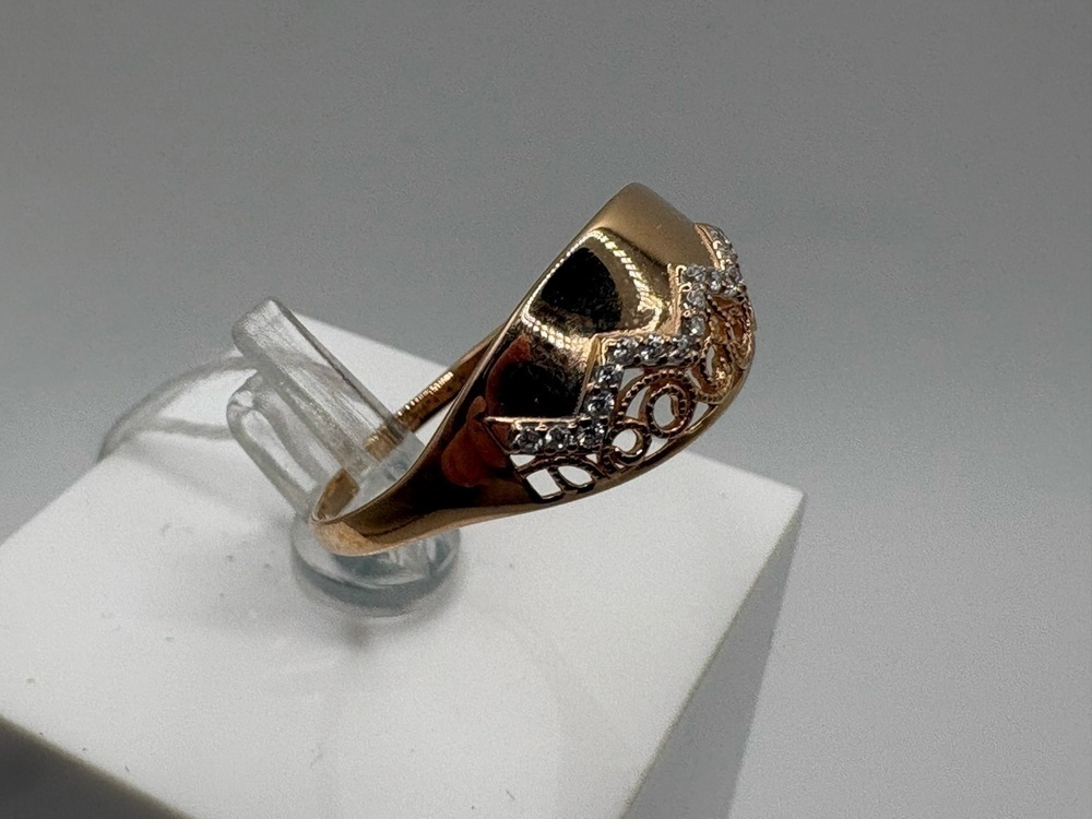 КОЛКМИ585 КОЛЬЦО С КАМНЯМИ (Au 585)