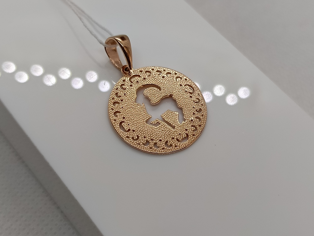 ПОДВЕСКА ЗНАК ЗОДИАКА КОЗЕРОГ Au 585 ПОДВЕСКА ЗНАК ЗОДИАКА КОЗЕРОГ Au 585