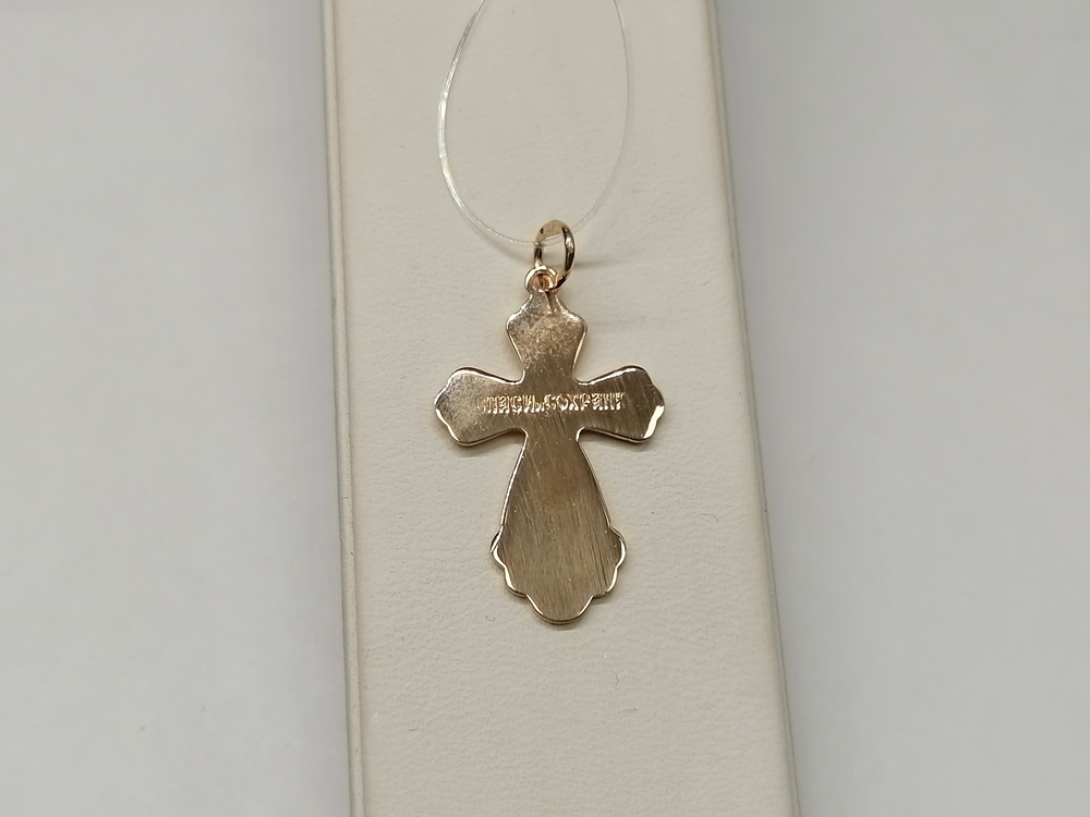 ПОДВЕСКА КРЕСТ без камня (Au 585)