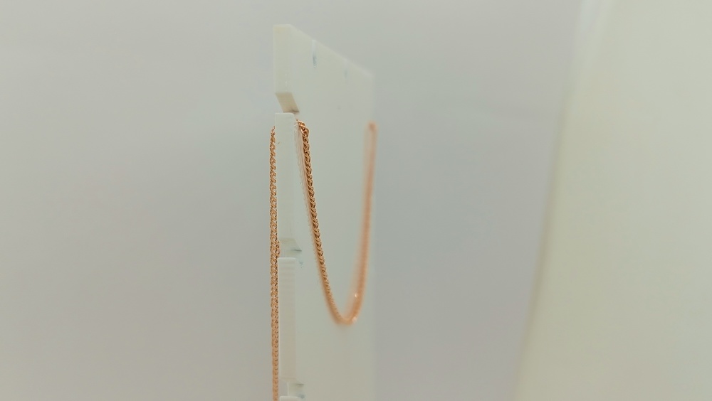 ЦЕПЬ ПУСТОТЕЛАЯ Ромб двойной (Au 585)