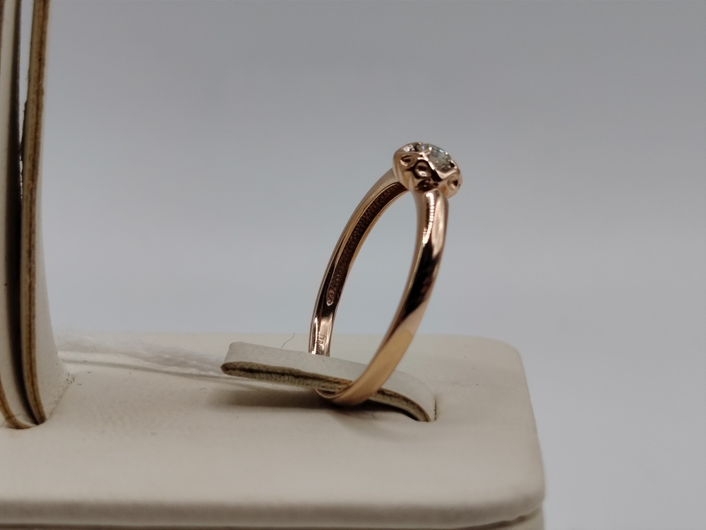 КОЛЬЦО БРИЛЛИАНТ Au 585