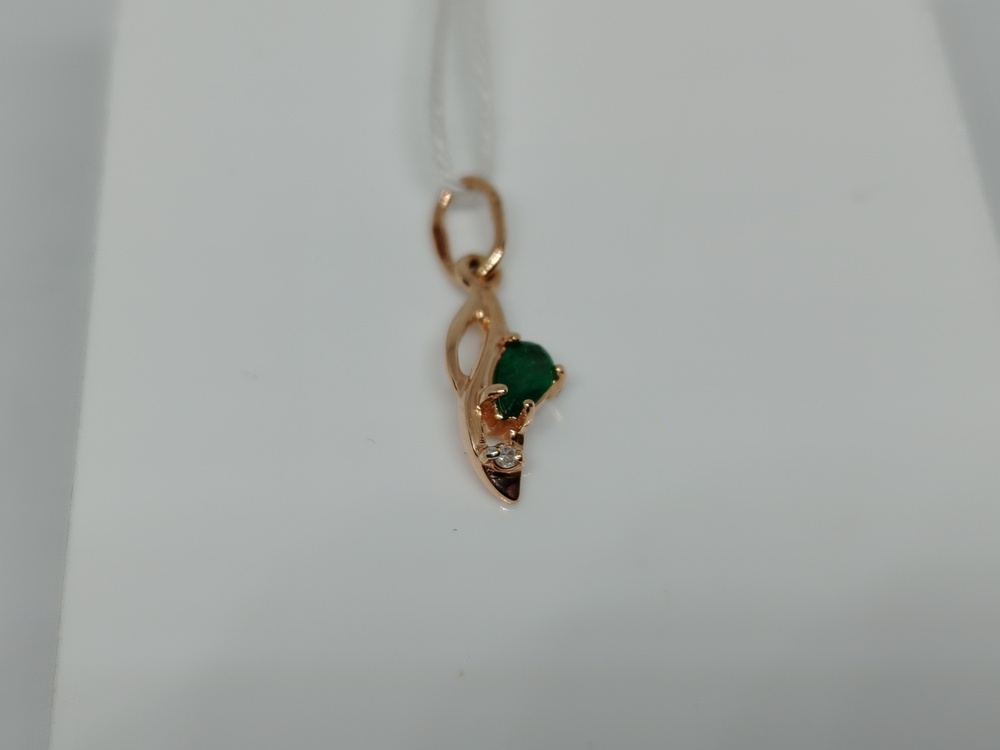 ПОДКМИ585 ПОДВЕСКА С КАМНЯМИ (Au 585)