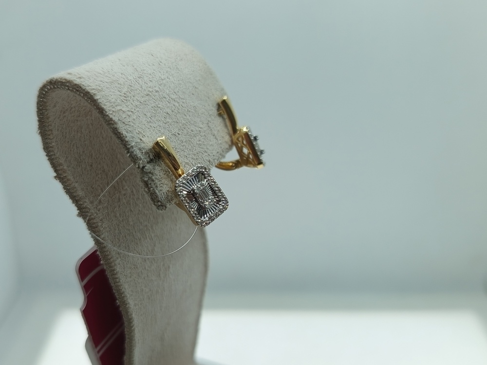 СЕРЬГИ БРИЛЛИАНТ (Au 585)