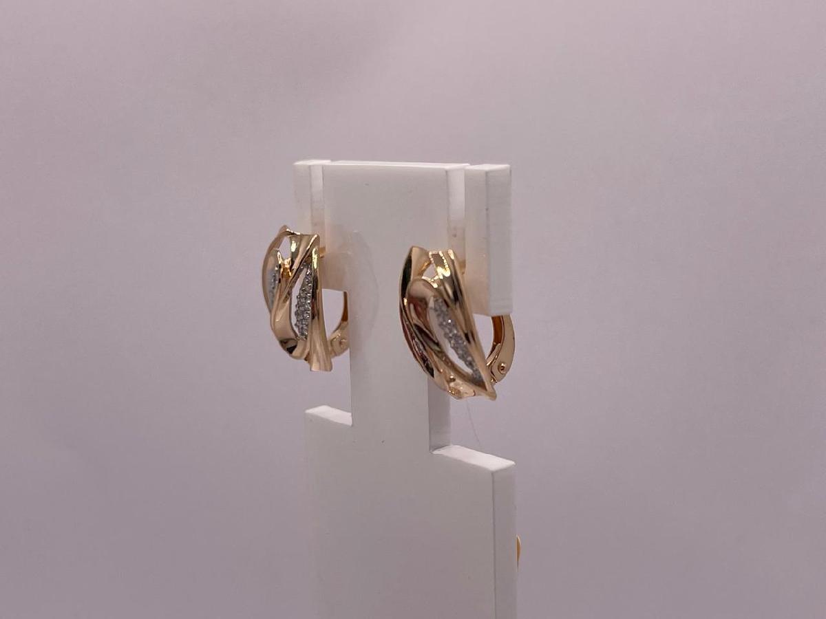 СЕРЬГИ С КАМНЯМИ (Au 585)