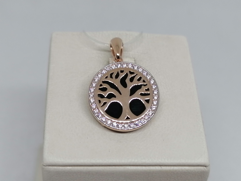 ПОДВЕСКА С КАМНЯМИ (Au 585)