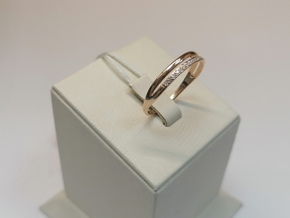 КОЛКМИ585 КОЛЬЦО С КАМНЯМИ (Au 585)