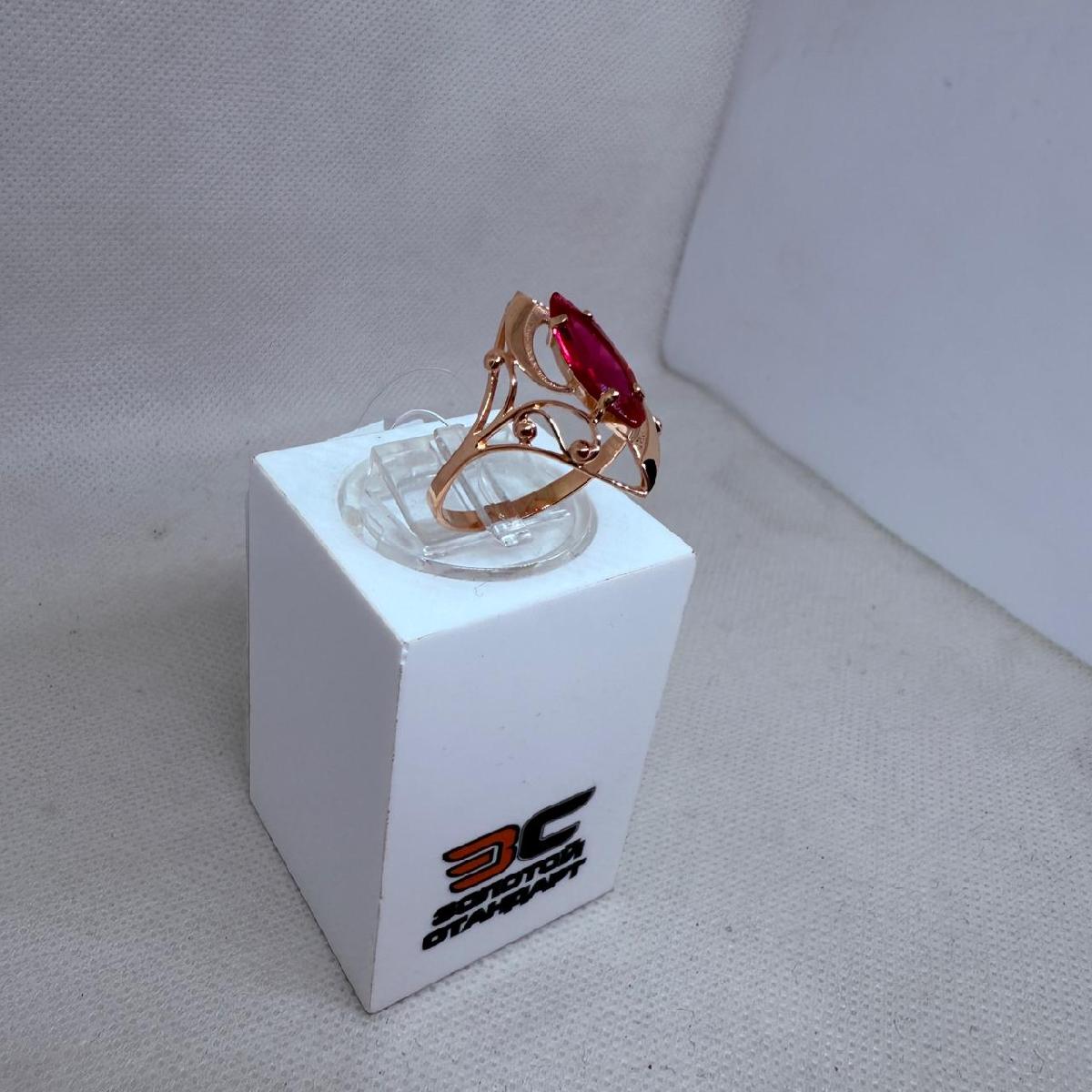 КОЛЬЦО С КАМНЕМ (Au 585)