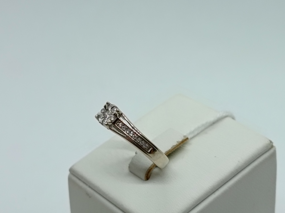 КОЛЬЦО БРИЛЛИАНТ Au 585