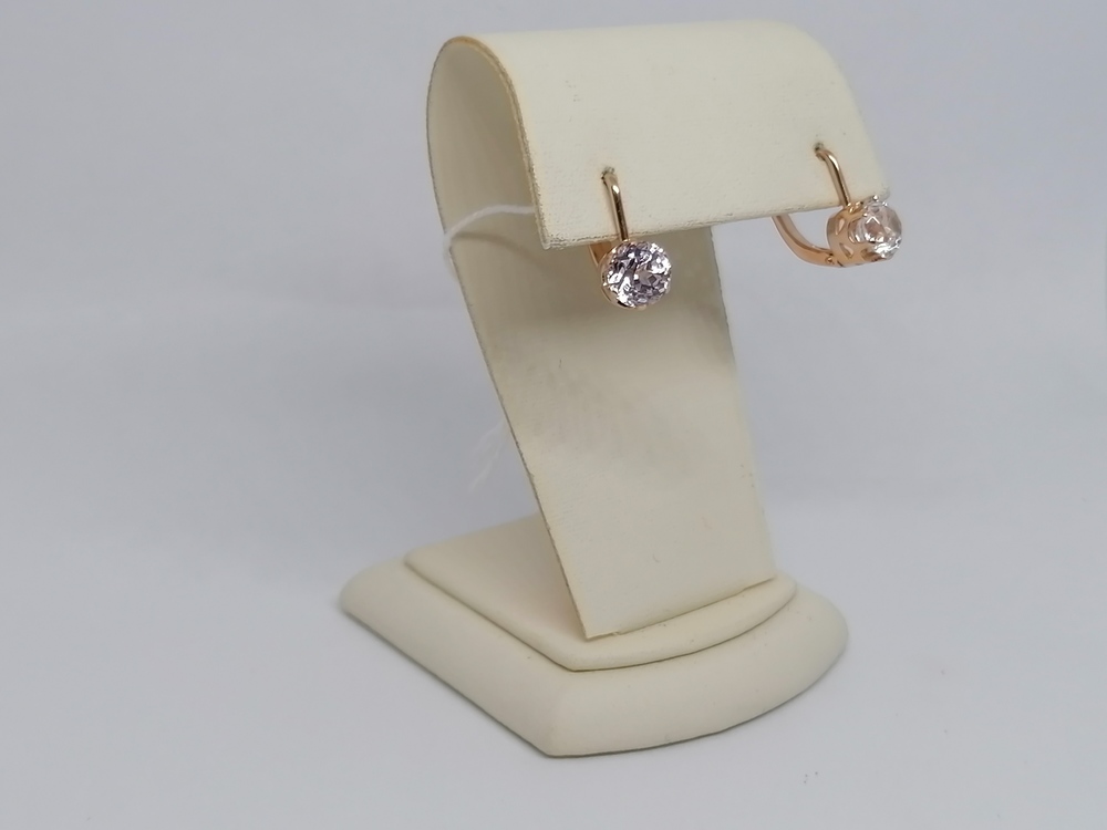 СЕРЬГИ С КАМНЕМ (Au 583)