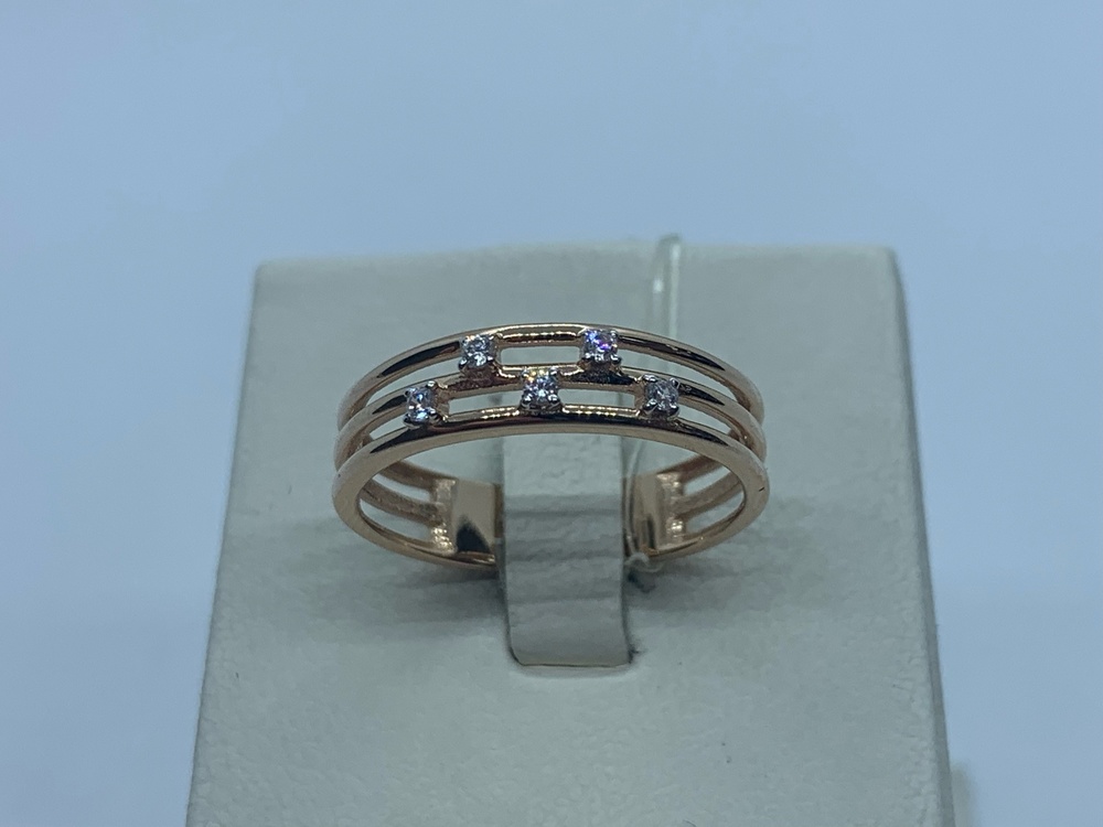 04-51-0407-00 КОЛЬЦО С КАМНЯМИ (Au 585)