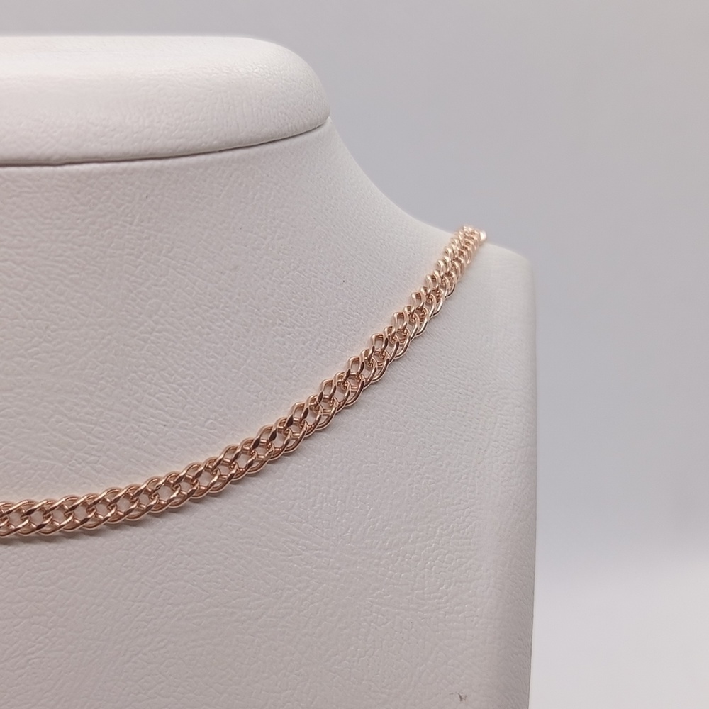 НЦ 12-076ПГ ЦЕПЬ ПУСТОТЕЛАЯ Ромб двойной (Au 585)