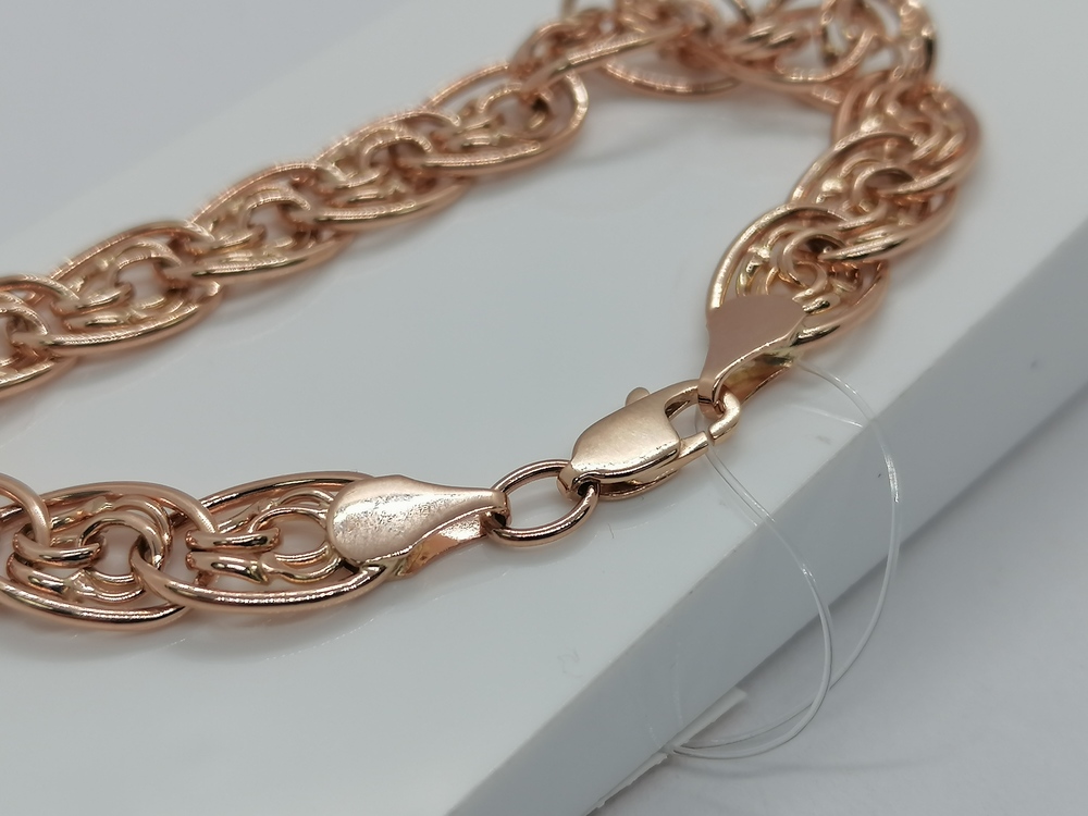 БРАСЛЕТ ПУСТОТЕЛЫЙ Нона бисмарк (Au 585)