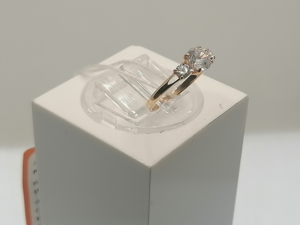 КОЛКМИ585 КОЛЬЦО С КАМНЯМИ (Au 585)