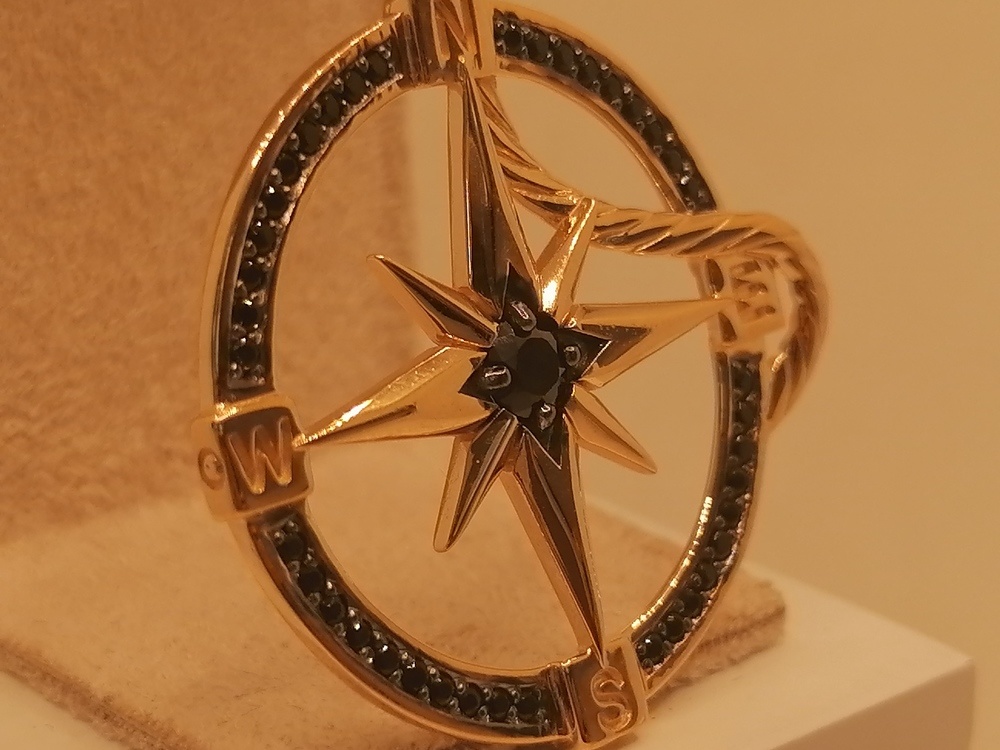 ПОДВЕСКА С КАМНЯМИ (Au 585)